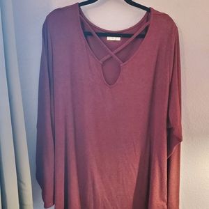 Sz 3x Maurices red sweater